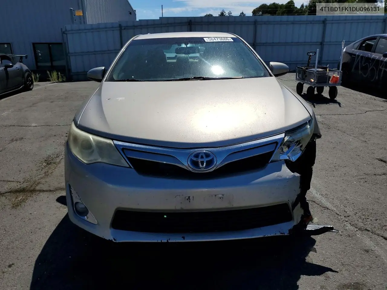 2013 Toyota Camry Hybrid Xle VIN: 4T1BD1FK1DU096131 Lot: 58473686