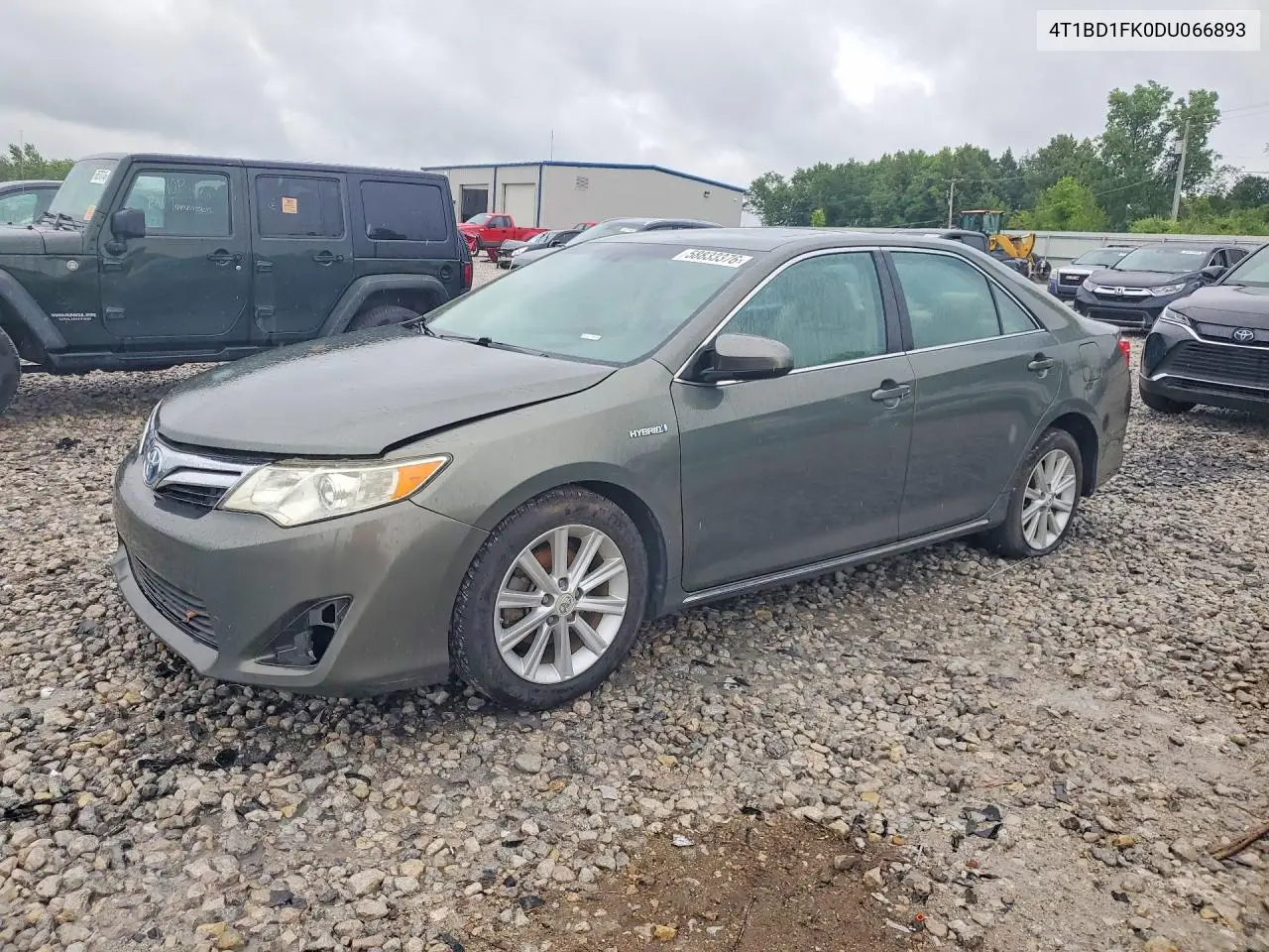 2013 Toyota Camry Hybrid Xle VIN: 4T1BD1FK0DU066893 Lot: 58833376