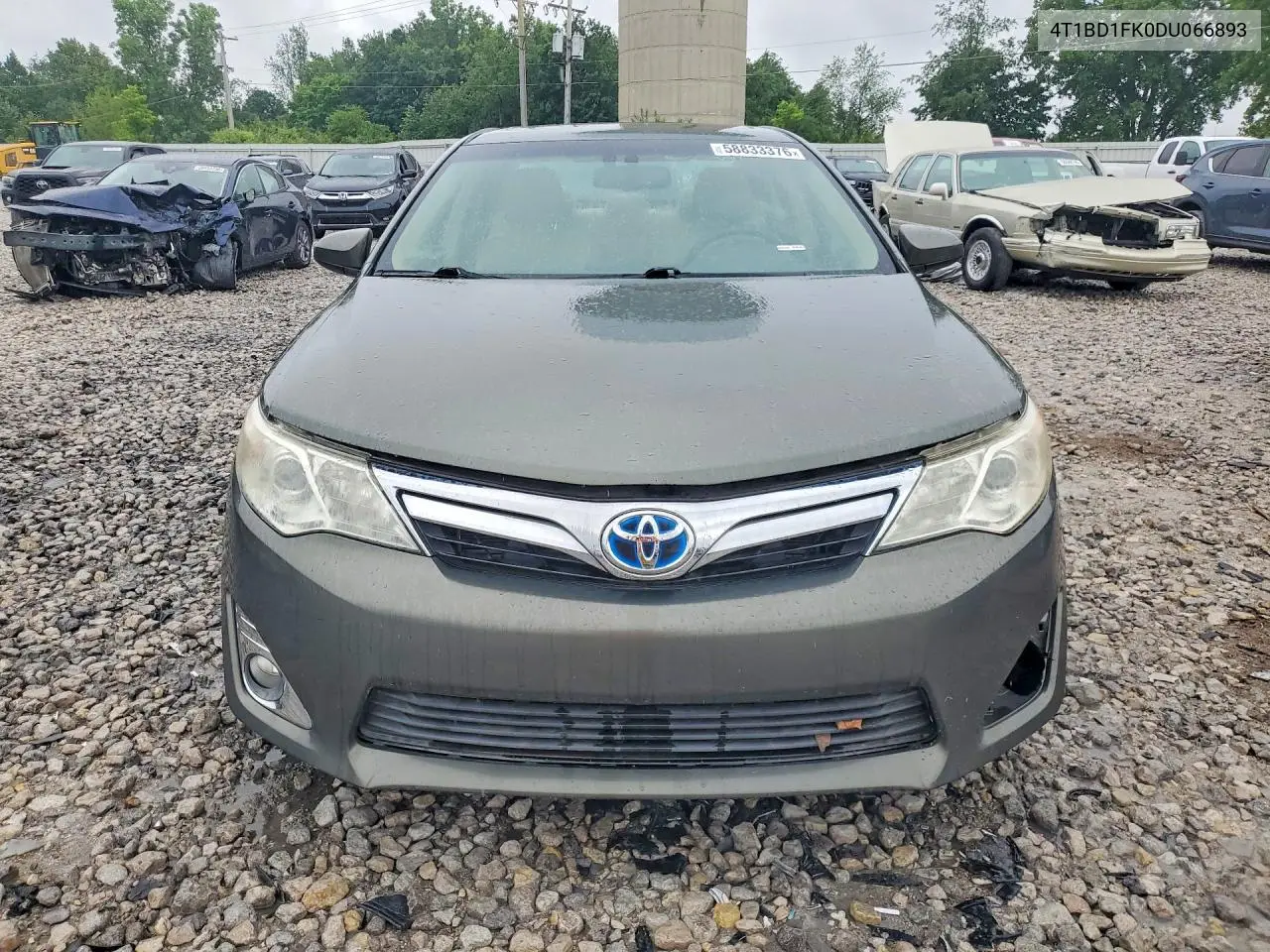 2013 Toyota Camry Hybrid Xle VIN: 4T1BD1FK0DU066893 Lot: 58833376