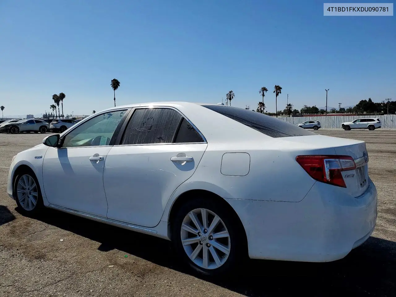 2013 Toyota Camry Hybrid Xle VIN: 4T1BD1FKXDU090781 Lot: 58990656