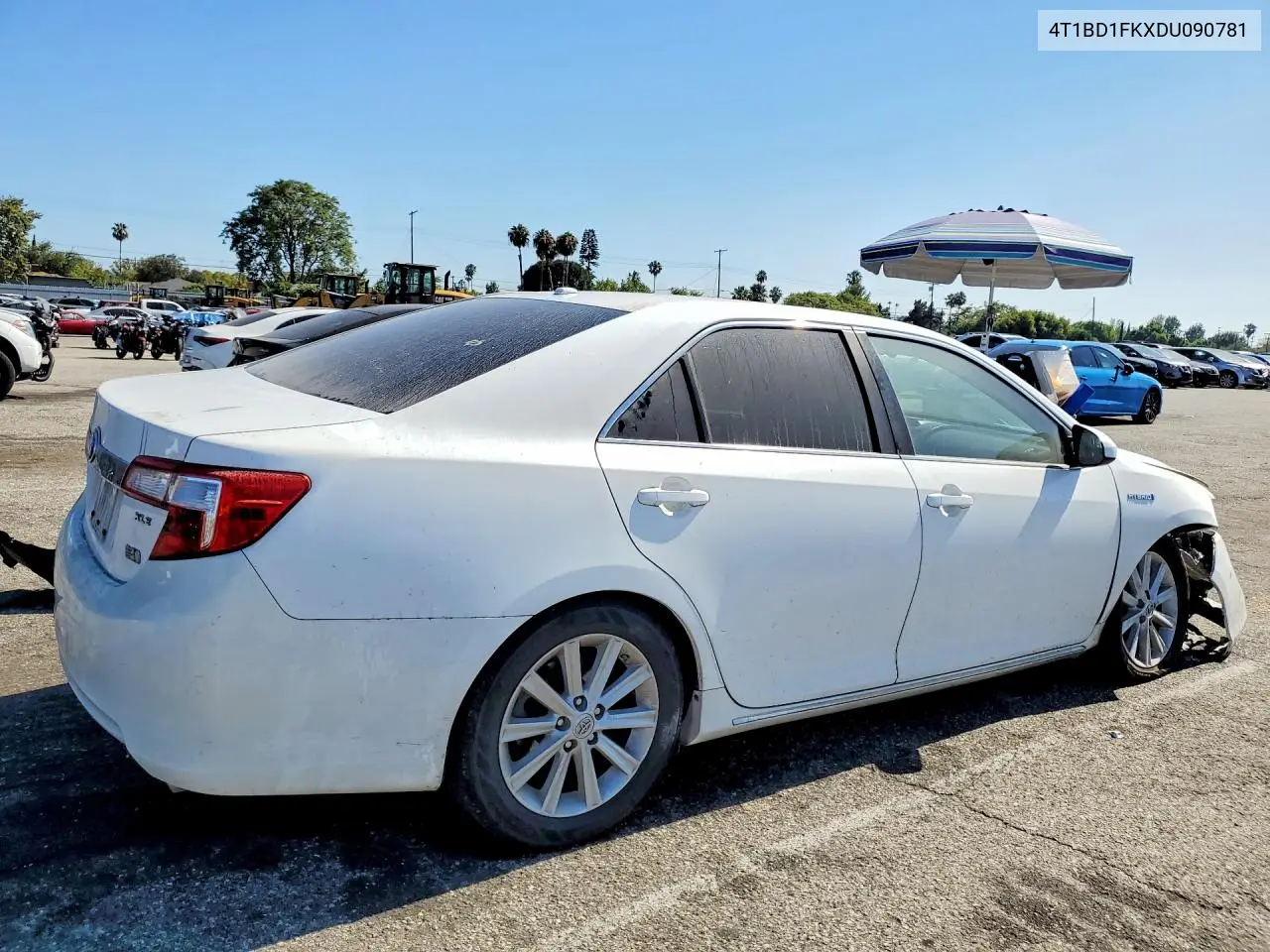 2013 Toyota Camry Hybrid Xle VIN: 4T1BD1FKXDU090781 Lot: 58990656
