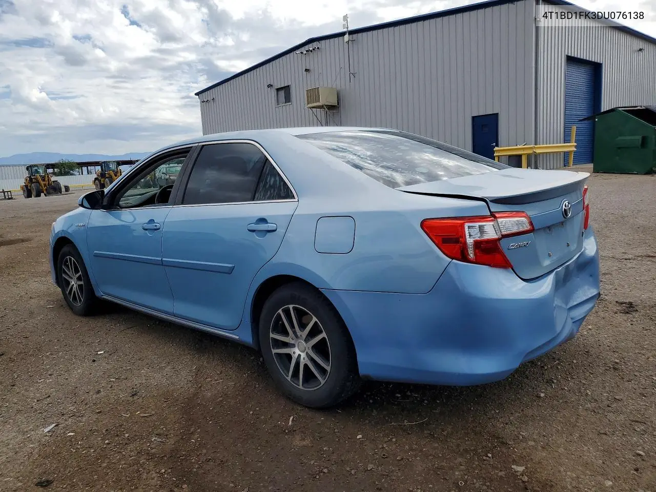 2013 Toyota Camry Hybrid Le VIN: 4T1BD1FK3DU076138 Lot: 60196746