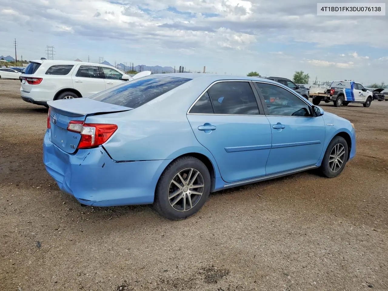 2013 Toyota Camry Hybrid Le VIN: 4T1BD1FK3DU076138 Lot: 60196746
