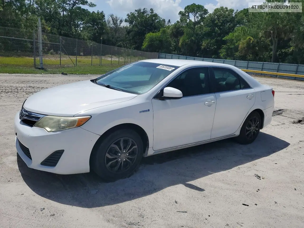 2013 Toyota Camry Hybrid Le VIN: 4T1BD1FK0DU091020 Lot: 60635906