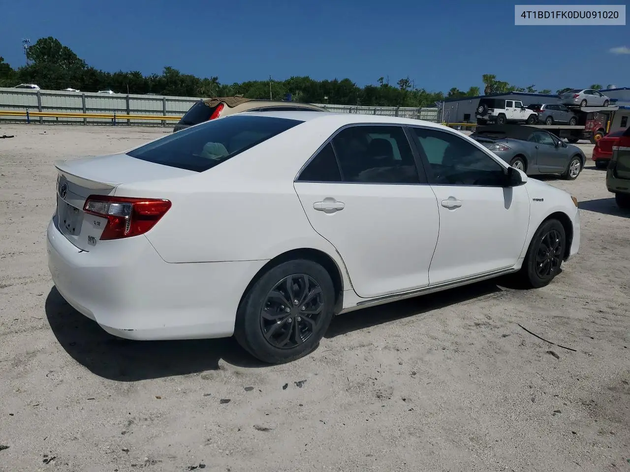 2013 Toyota Camry Hybrid Le VIN: 4T1BD1FK0DU091020 Lot: 60635906