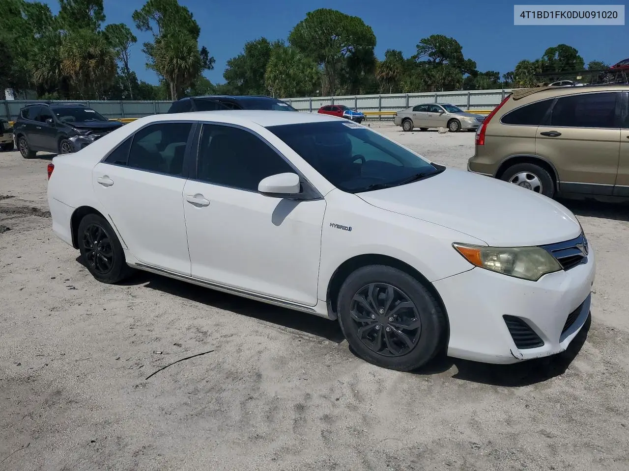 2013 Toyota Camry Hybrid Le VIN: 4T1BD1FK0DU091020 Lot: 60635906