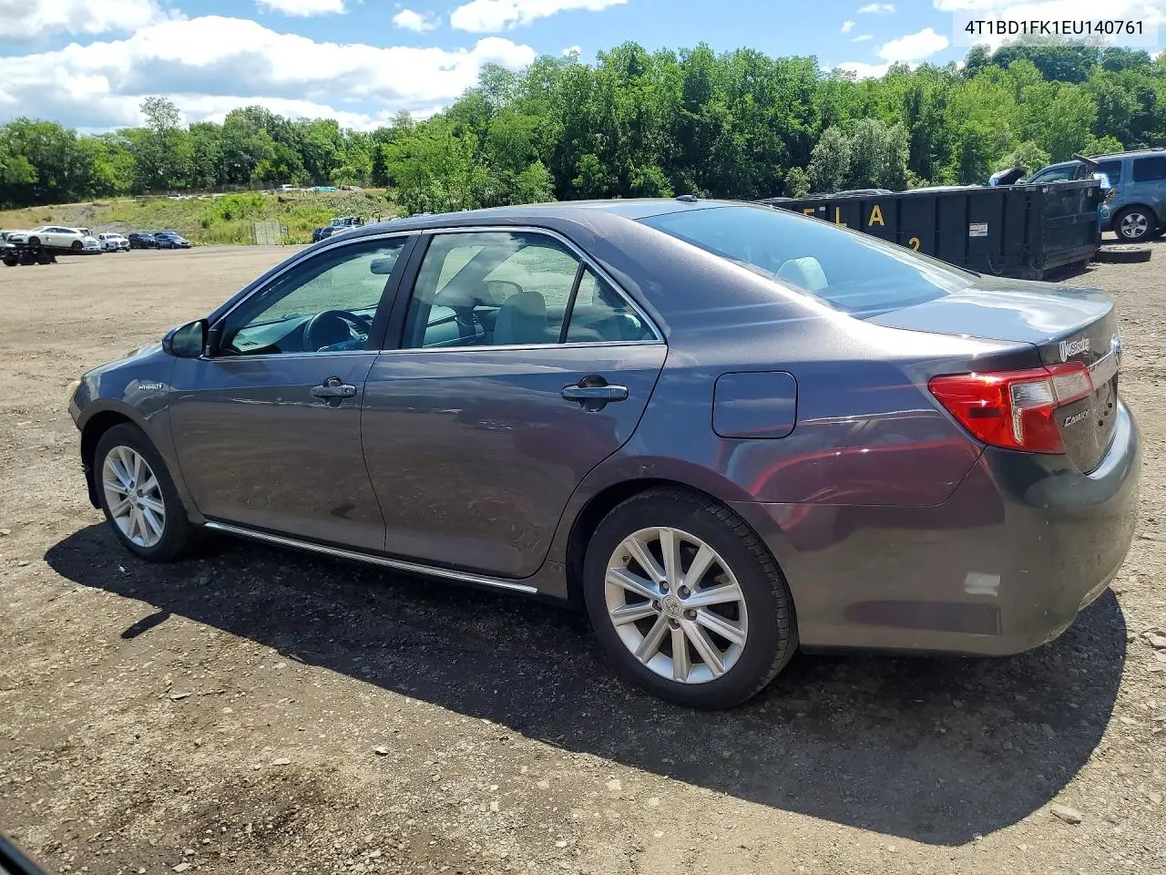 2014 Toyota Camry Hybrid Xle VIN: 4T1BD1FK1EU140761 Lot: 57904906
