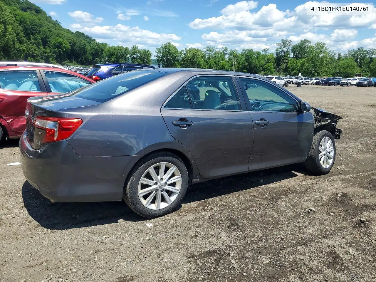 2014 Toyota Camry Hybrid Xle VIN: 4T1BD1FK1EU140761 Lot: 57904906