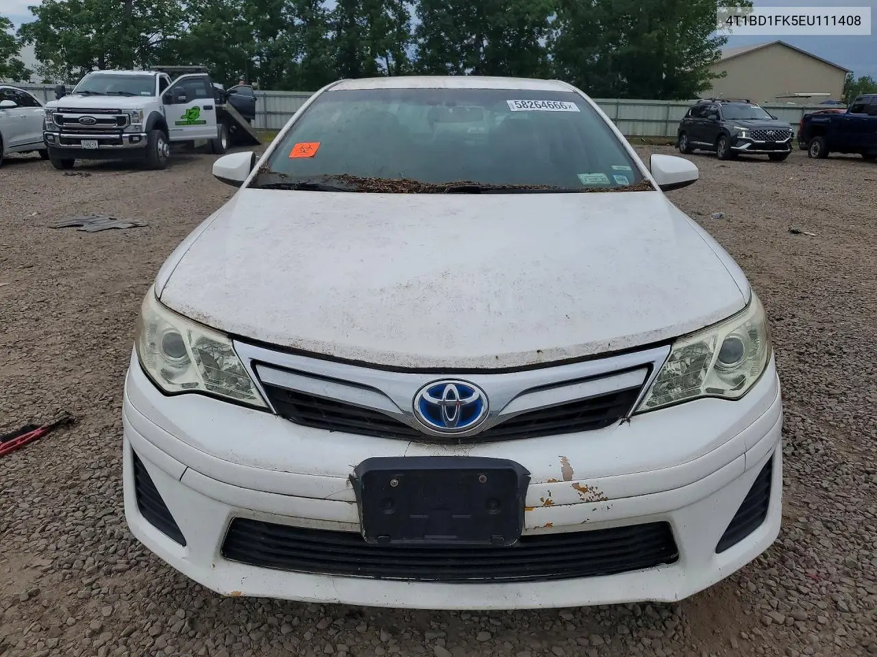 2014 Toyota Camry Hybrid Le VIN: 4T1BD1FK5EU111408 Lot: 58264666
