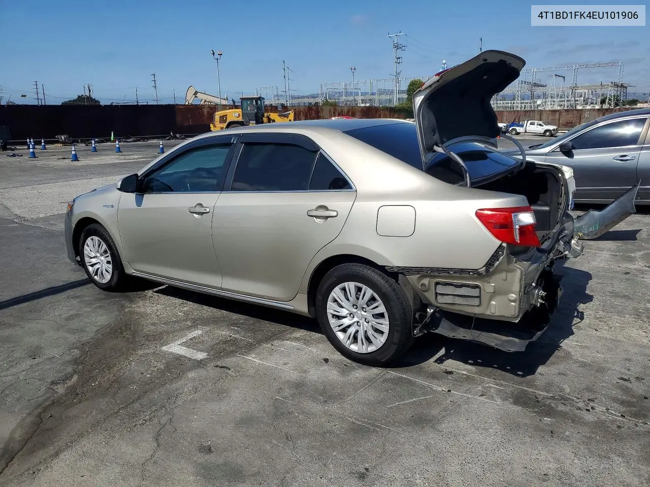 2014 Toyota Camry Hybrid VIN: 4T1BD1FK4EU101906 Lot: 58461856