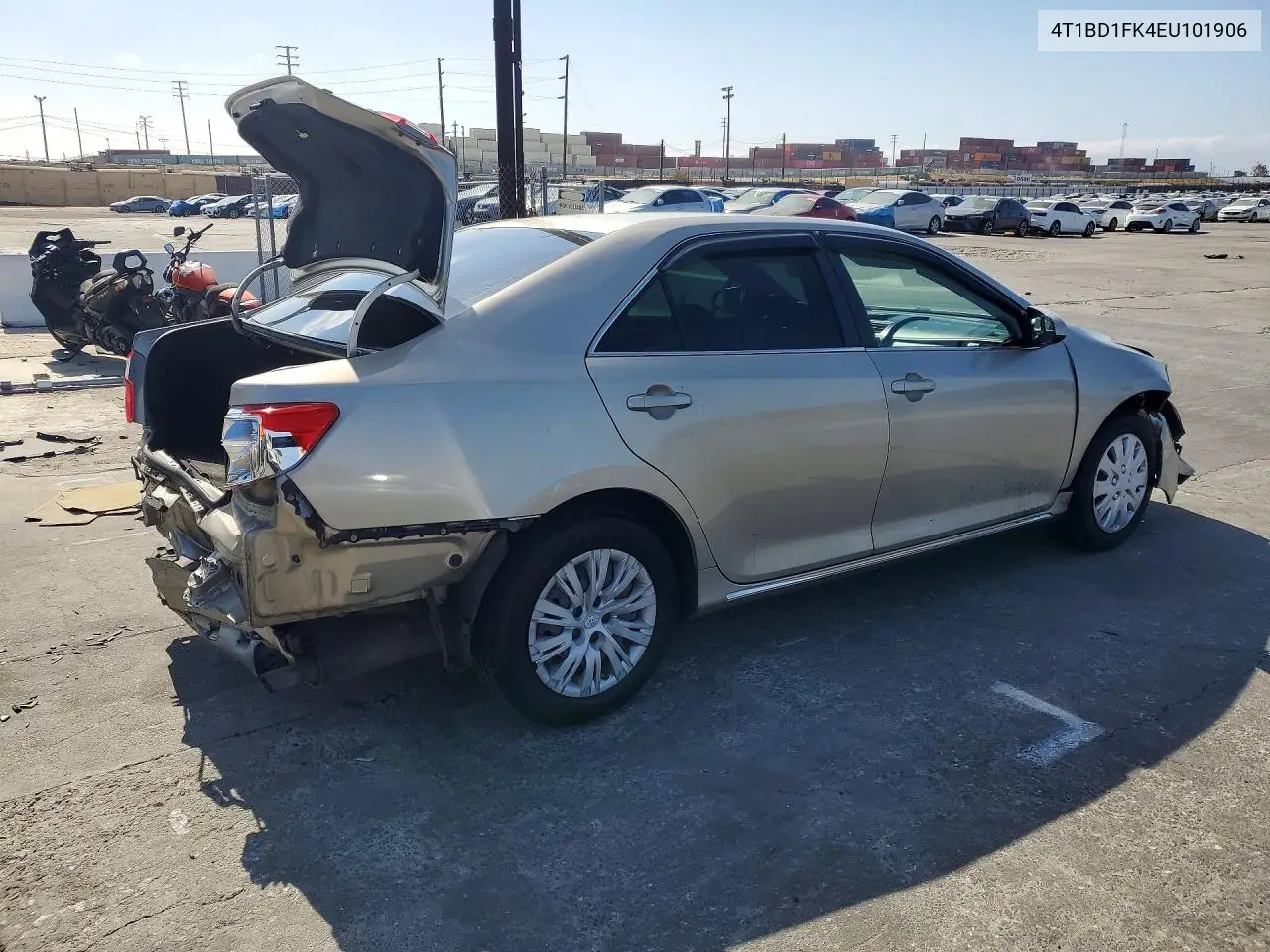 2014 Toyota Camry Hybrid VIN: 4T1BD1FK4EU101906 Lot: 58461856