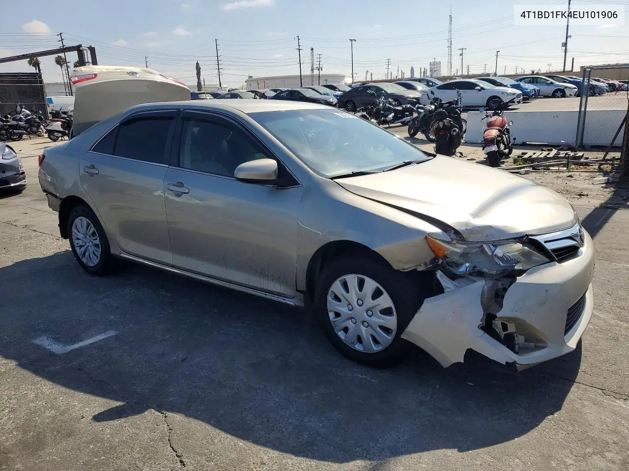 2014 Toyota Camry Hybrid VIN: 4T1BD1FK4EU101906 Lot: 58461856