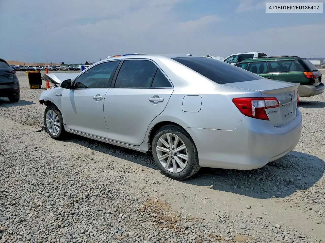 2014 Toyota Camry Hybrid Xle VIN: 4T1BD1FK2EU135407 Lot: 58740086