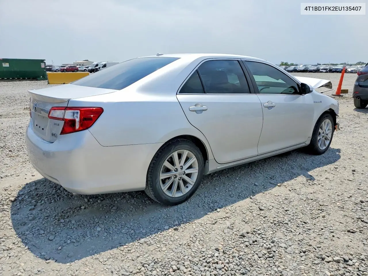 2014 Toyota Camry Hybrid Xle VIN: 4T1BD1FK2EU135407 Lot: 58740086