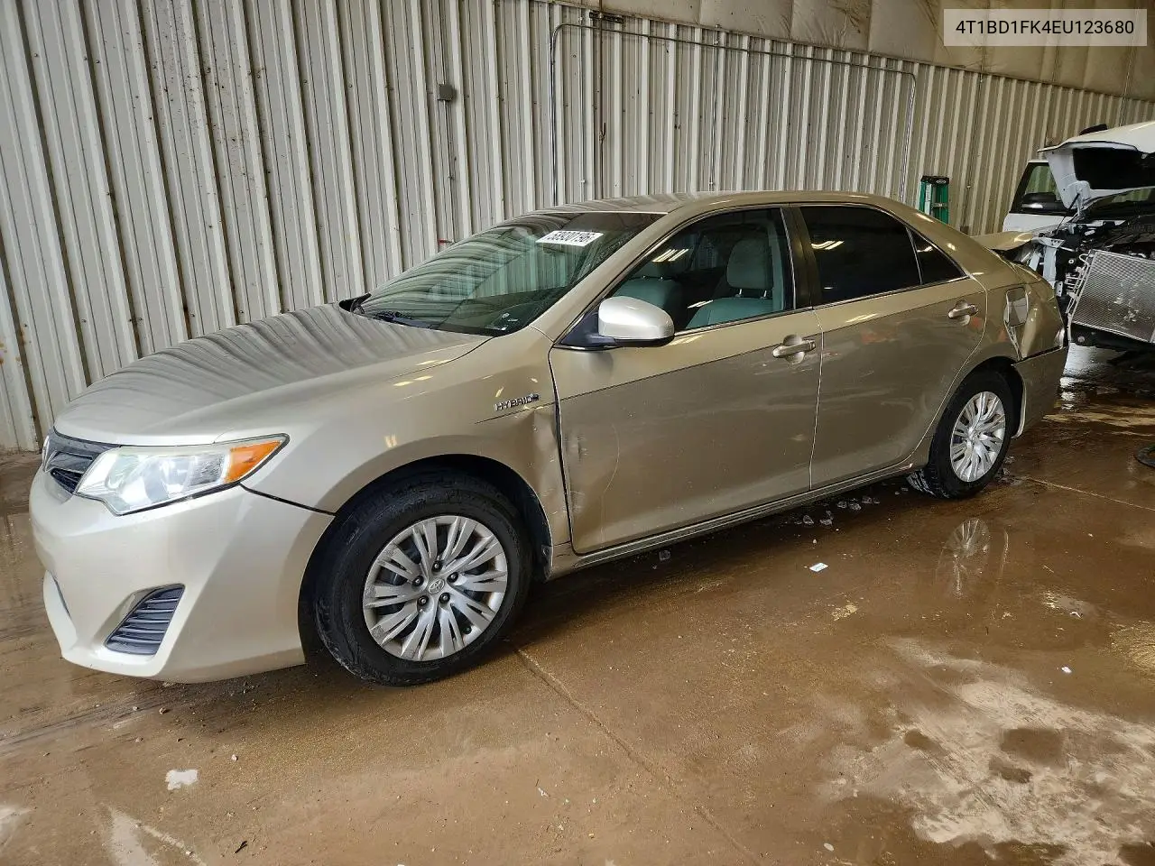 2014 Toyota Camry Hybrid Le VIN: 4T1BD1FK4EU123680 Lot: 58930196