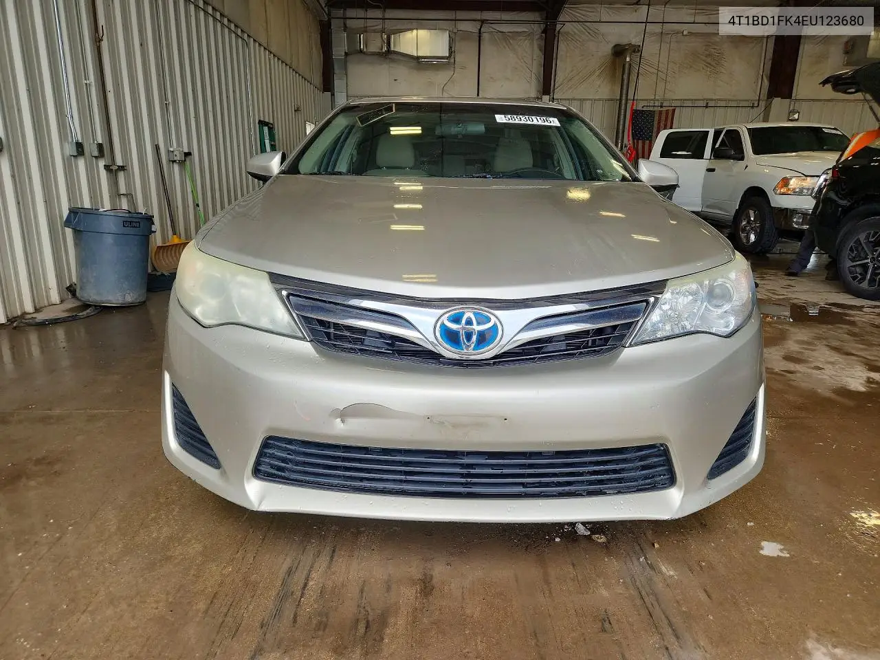 2014 Toyota Camry Hybrid Le VIN: 4T1BD1FK4EU123680 Lot: 58930196