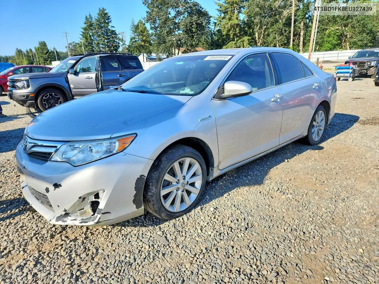 2014 Toyota Camry Hybrid Xle VIN: 4T1BD1FK8EU127439 Lot: 59669956