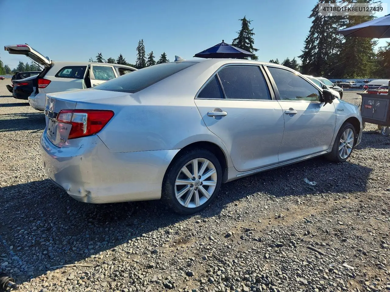 2014 Toyota Camry Hybrid Xle VIN: 4T1BD1FK8EU127439 Lot: 59669956