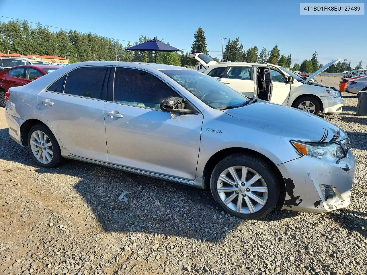 2014 Toyota Camry Hybrid Xle VIN: 4T1BD1FK8EU127439 Lot: 59669956