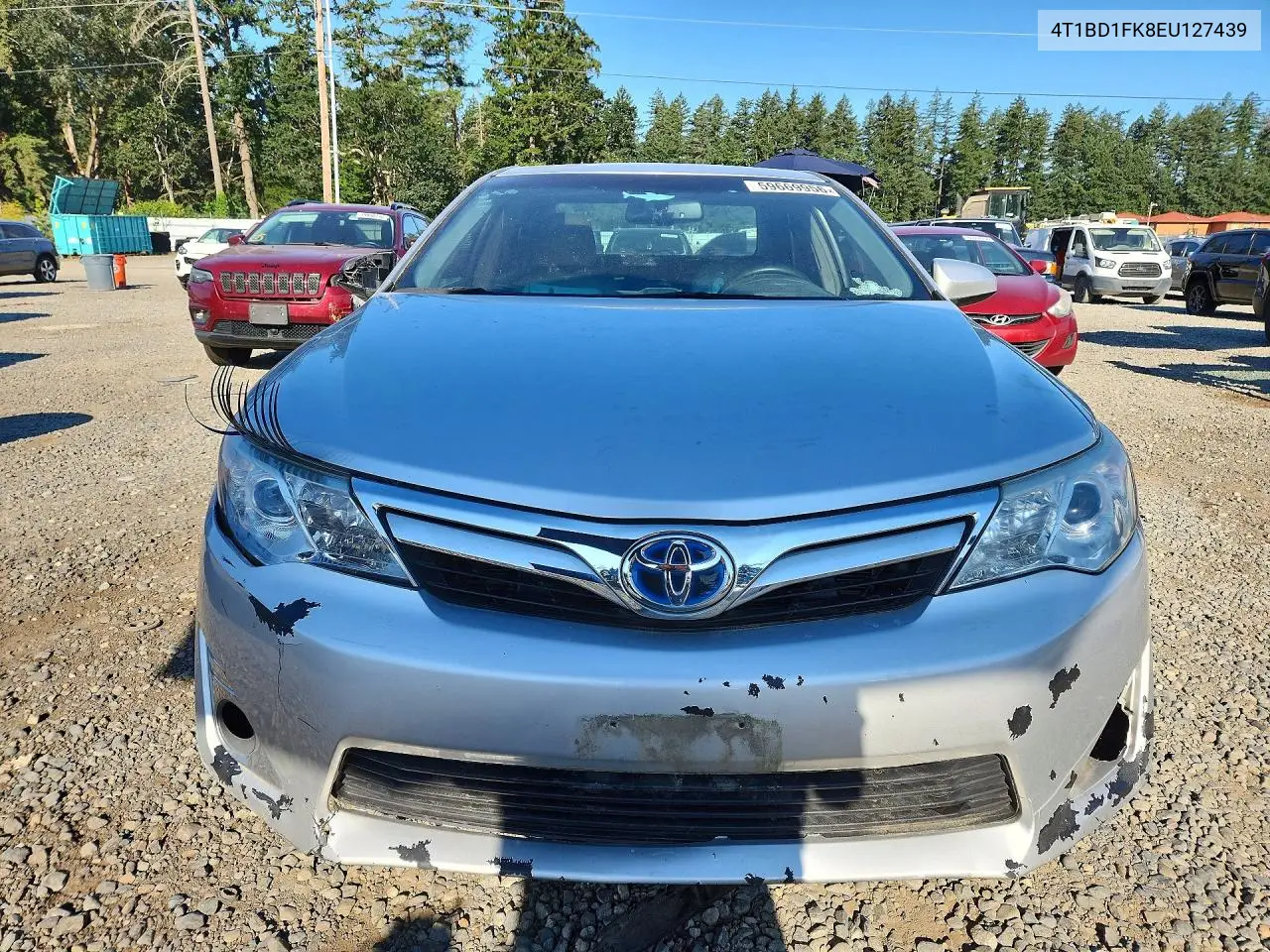 2014 Toyota Camry Hybrid Xle VIN: 4T1BD1FK8EU127439 Lot: 59669956