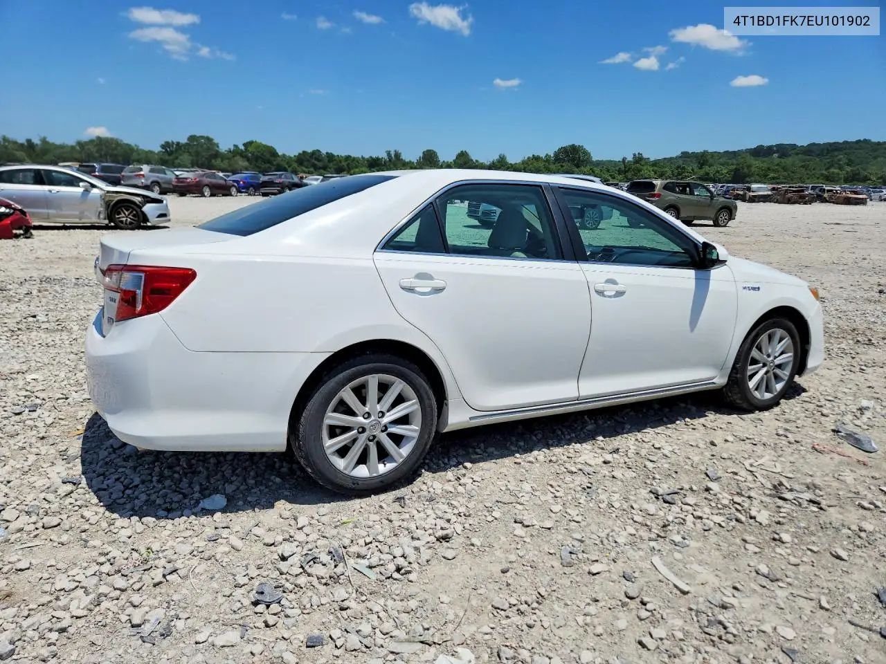 2014 Toyota Camry Hybrid Xle VIN: 4T1BD1FK7EU101902 Lot: 59864976