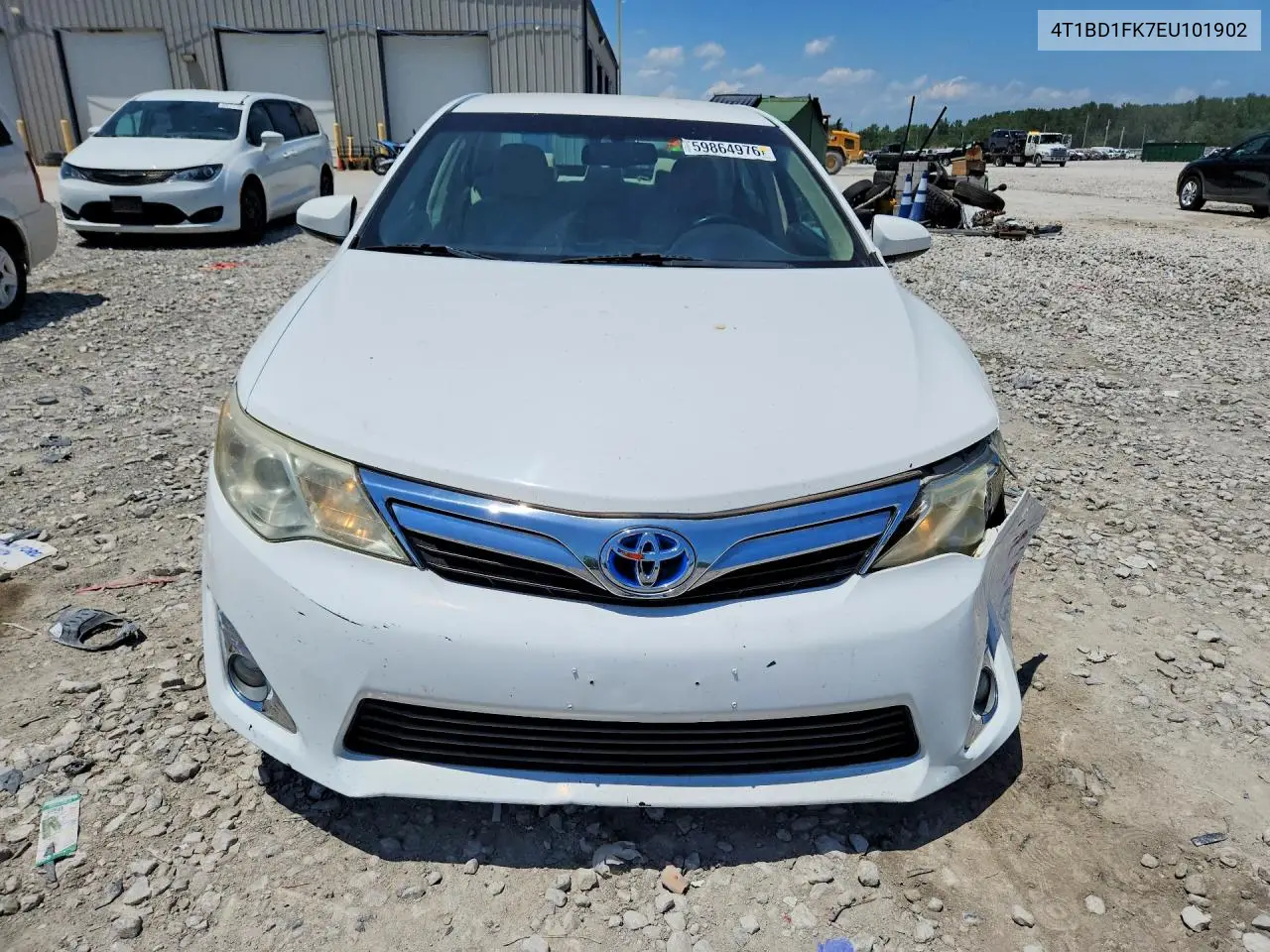 2014 Toyota Camry Hybrid Xle VIN: 4T1BD1FK7EU101902 Lot: 59864976