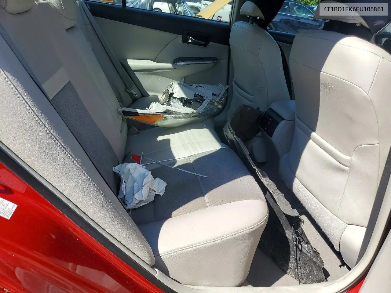 2014 Toyota Camry Hybrid Xle VIN: 4T1BD1FK6EU105861 Lot: 60237376