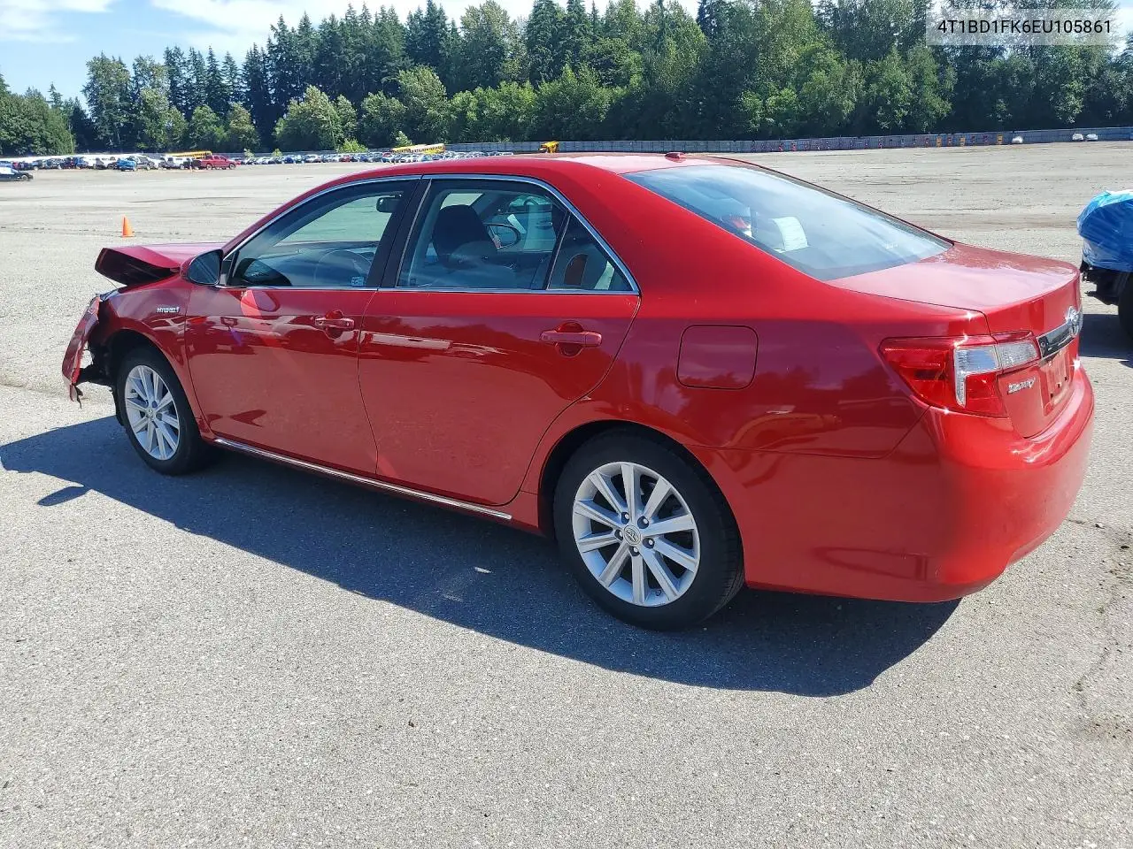 2014 Toyota Camry Hybrid Xle VIN: 4T1BD1FK6EU105861 Lot: 60237376