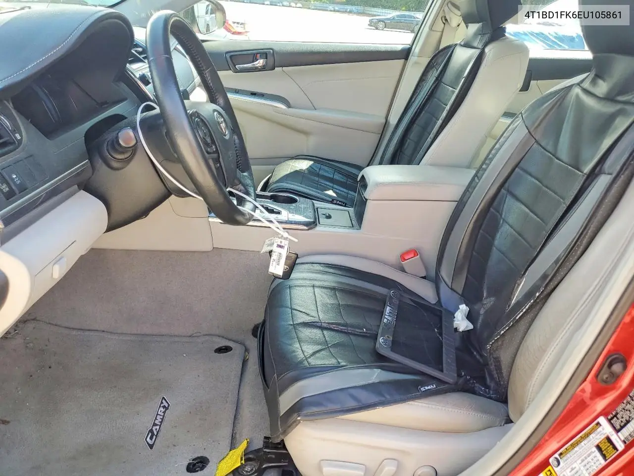 2014 Toyota Camry Hybrid Xle VIN: 4T1BD1FK6EU105861 Lot: 60237376