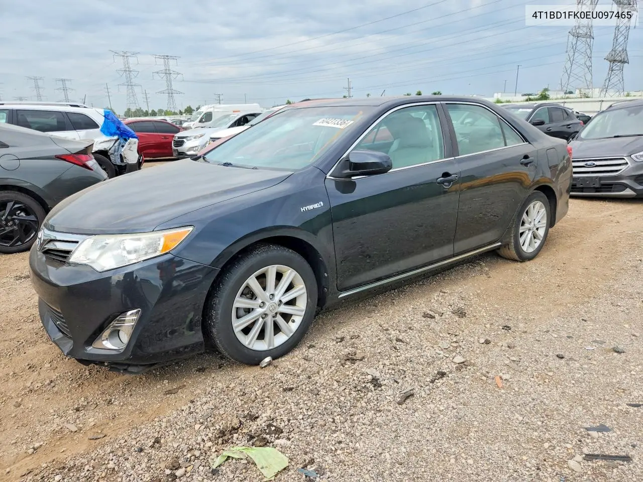 2014 Toyota Camry Hybrid Xle VIN: 4T1BD1FK0EU097465 Lot: 60431336