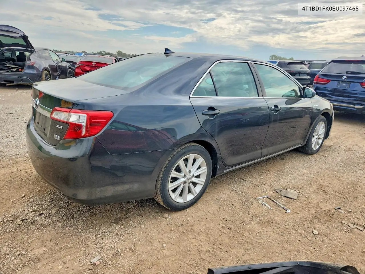 2014 Toyota Camry Hybrid Xle VIN: 4T1BD1FK0EU097465 Lot: 60431336