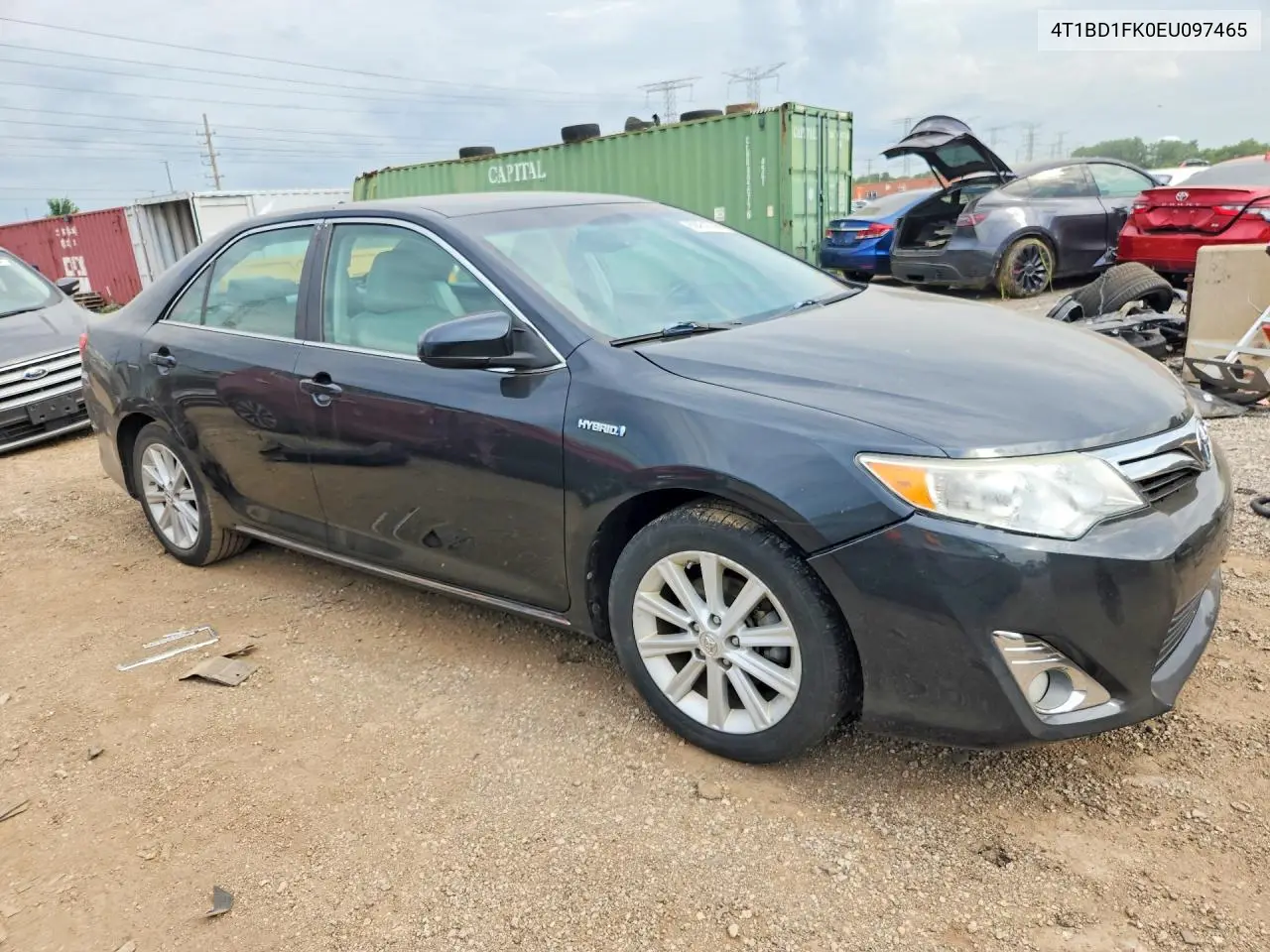2014 Toyota Camry Hybrid Xle VIN: 4T1BD1FK0EU097465 Lot: 60431336