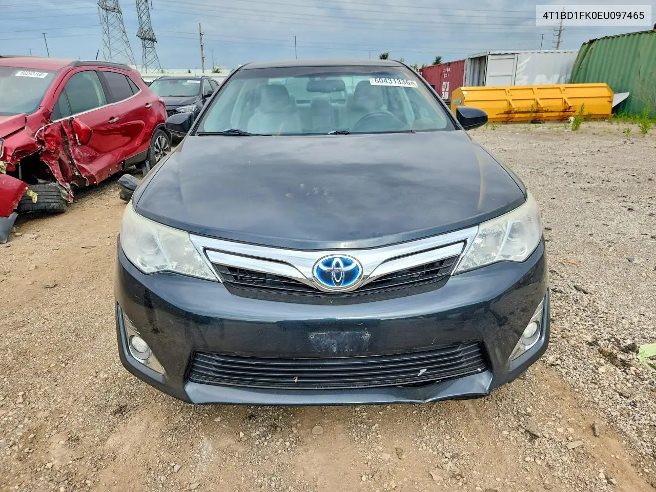 2014 Toyota Camry Hybrid Xle VIN: 4T1BD1FK0EU097465 Lot: 60431336