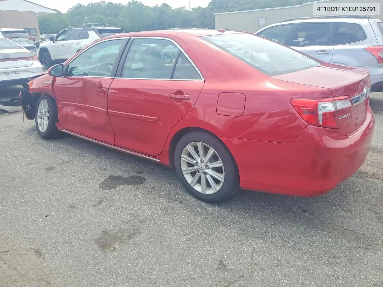 2014 Toyota Camry Hybrid Xle VIN: 4T1BD1FK1EU125791 Lot: 60629946