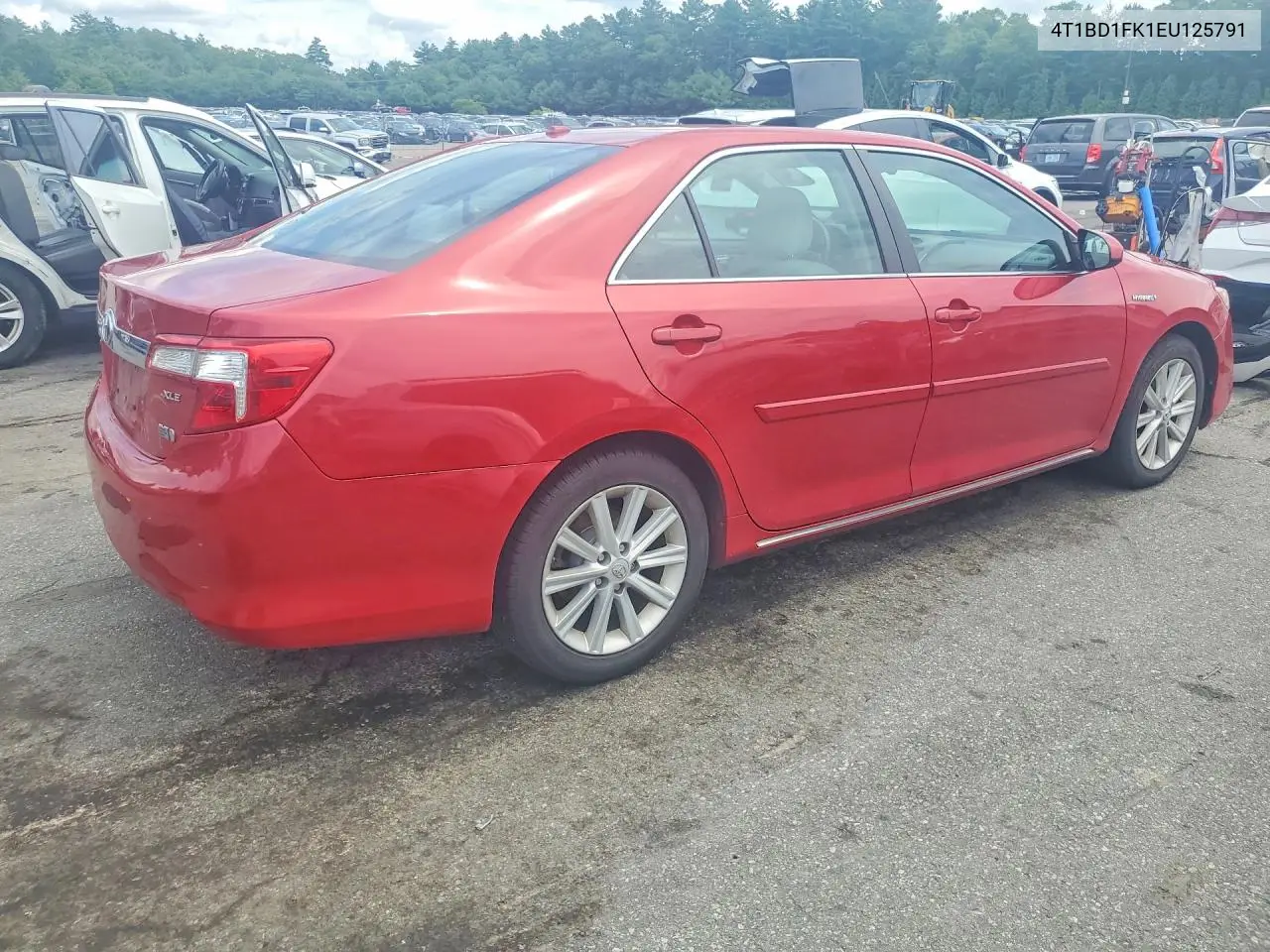 2014 Toyota Camry Hybrid Xle VIN: 4T1BD1FK1EU125791 Lot: 60629946