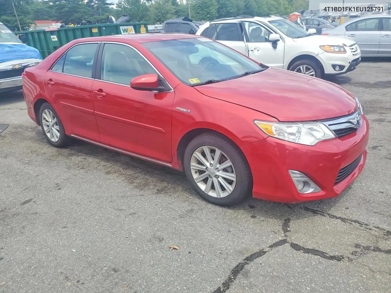 2014 Toyota Camry Hybrid Xle VIN: 4T1BD1FK1EU125791 Lot: 60629946