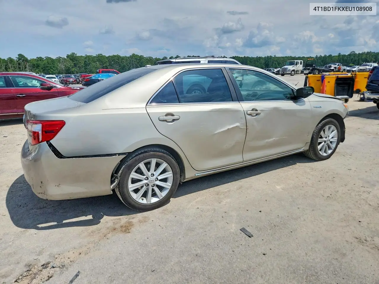 2014 Toyota Camry Hybrid Xle VIN: 4T1BD1FKXEU108908 Lot: 60682946