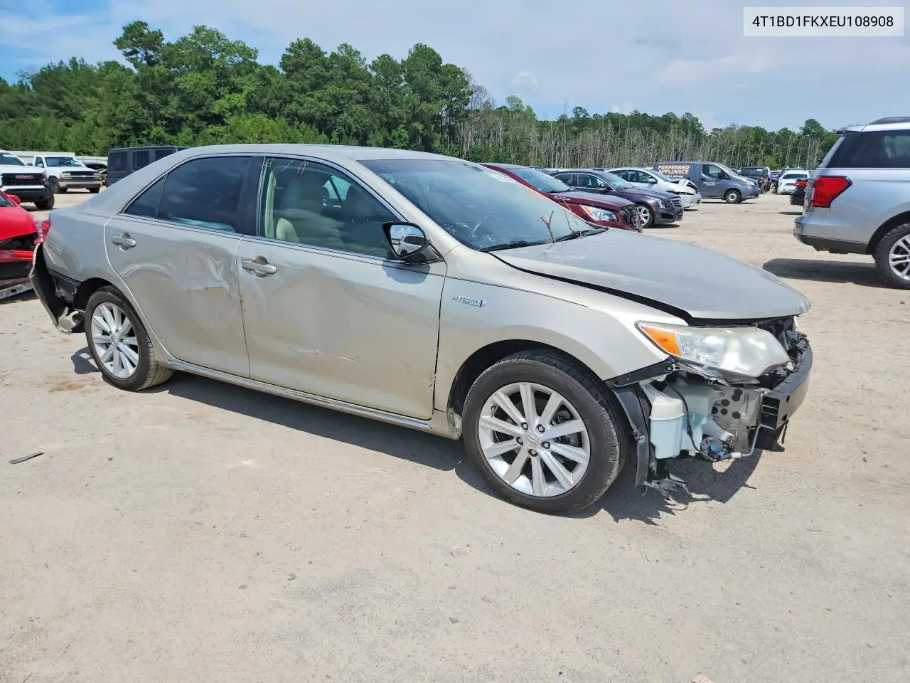 2014 Toyota Camry Hybrid Xle VIN: 4T1BD1FKXEU108908 Lot: 60682946