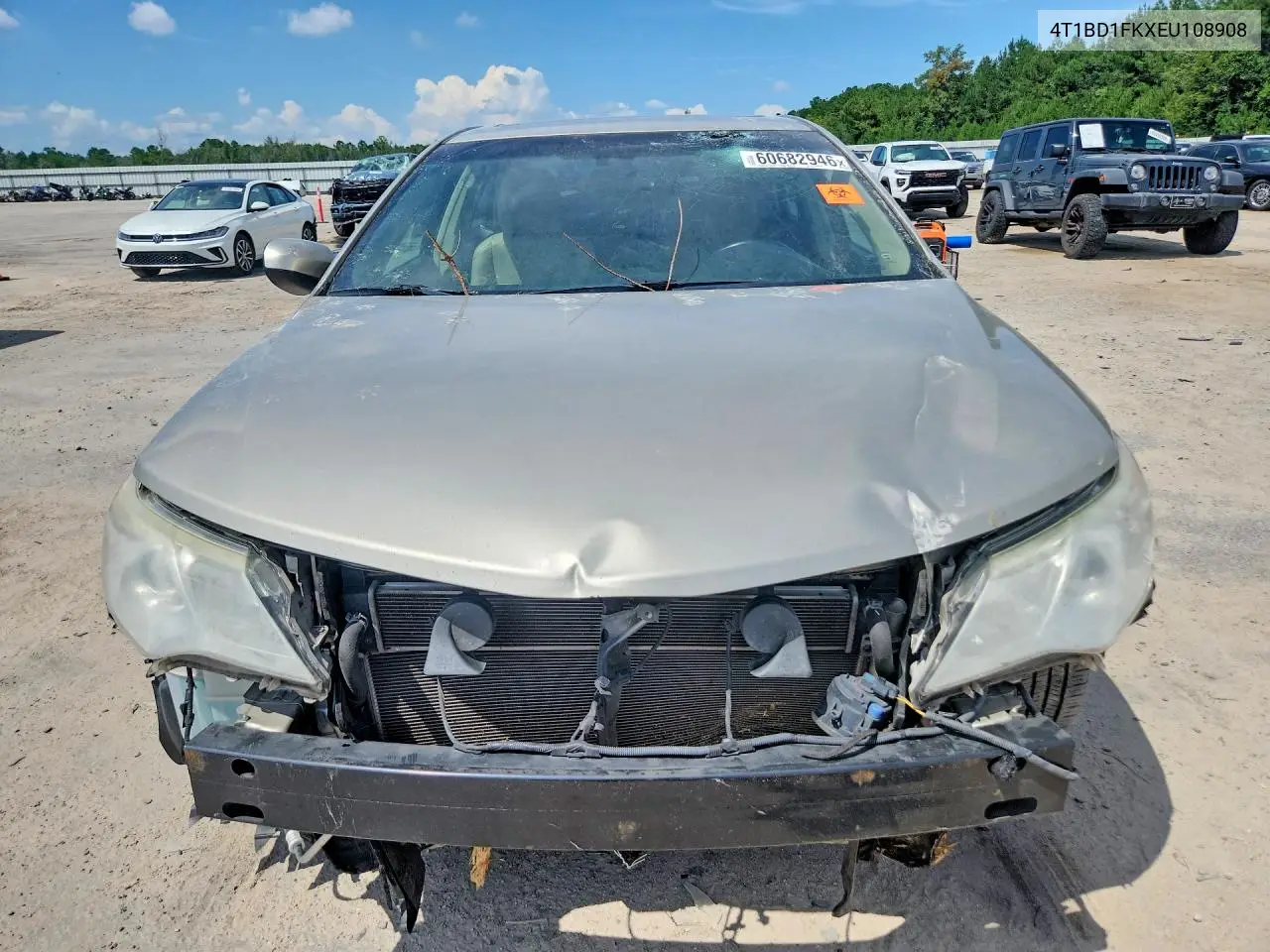 2014 Toyota Camry Hybrid Xle VIN: 4T1BD1FKXEU108908 Lot: 60682946