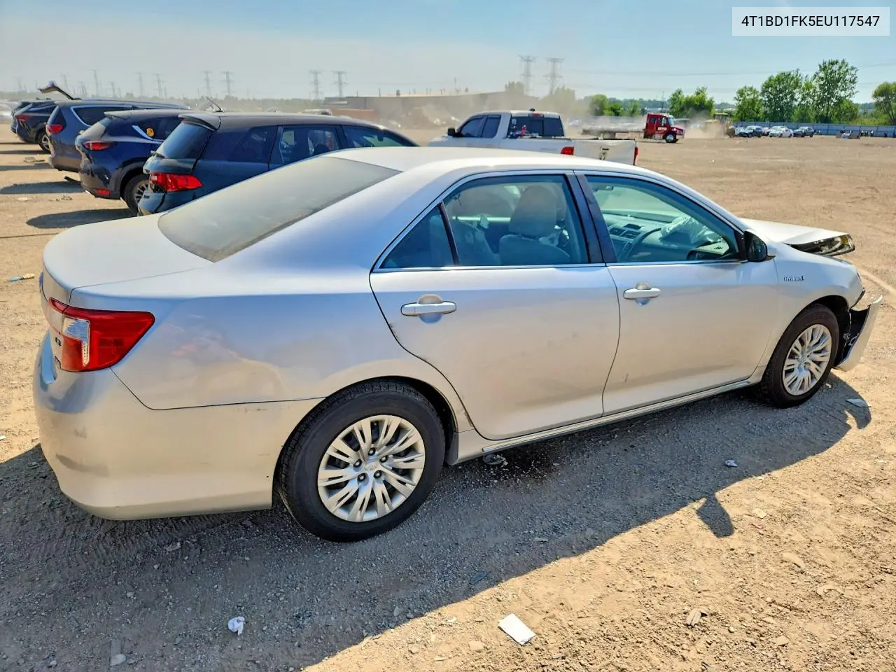 2014 Toyota Camry Hybrid Le VIN: 4T1BD1FK5EU117547 Lot: 60706436