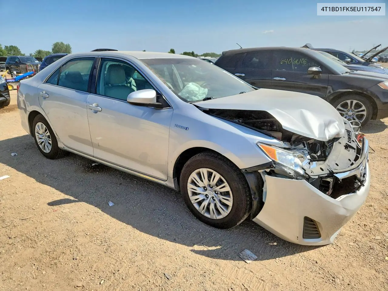 2014 Toyota Camry Hybrid Le VIN: 4T1BD1FK5EU117547 Lot: 60706436