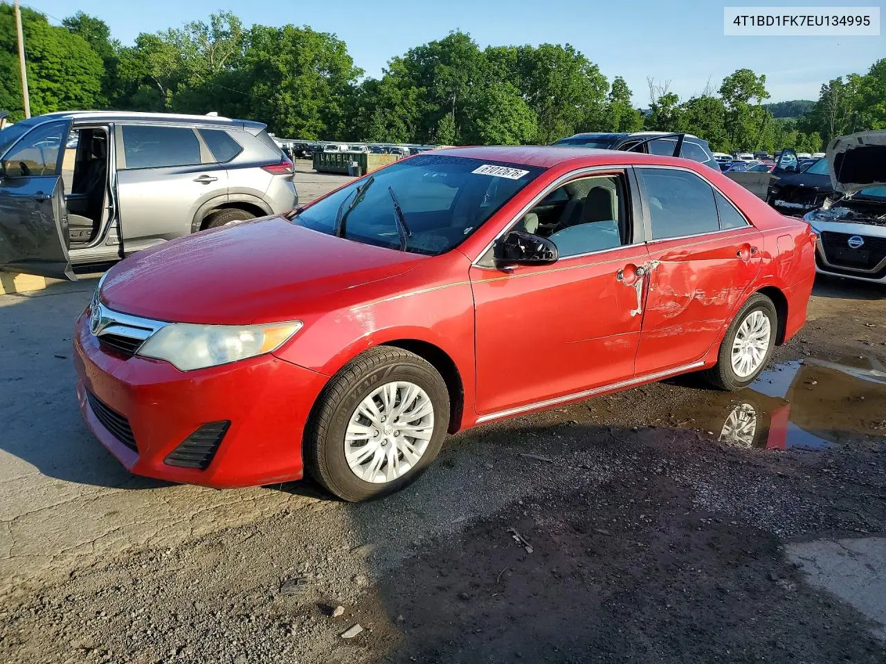 2014 Toyota Camry Hybrid Le VIN: 4T1BD1FK7EU134995 Lot: 61012676