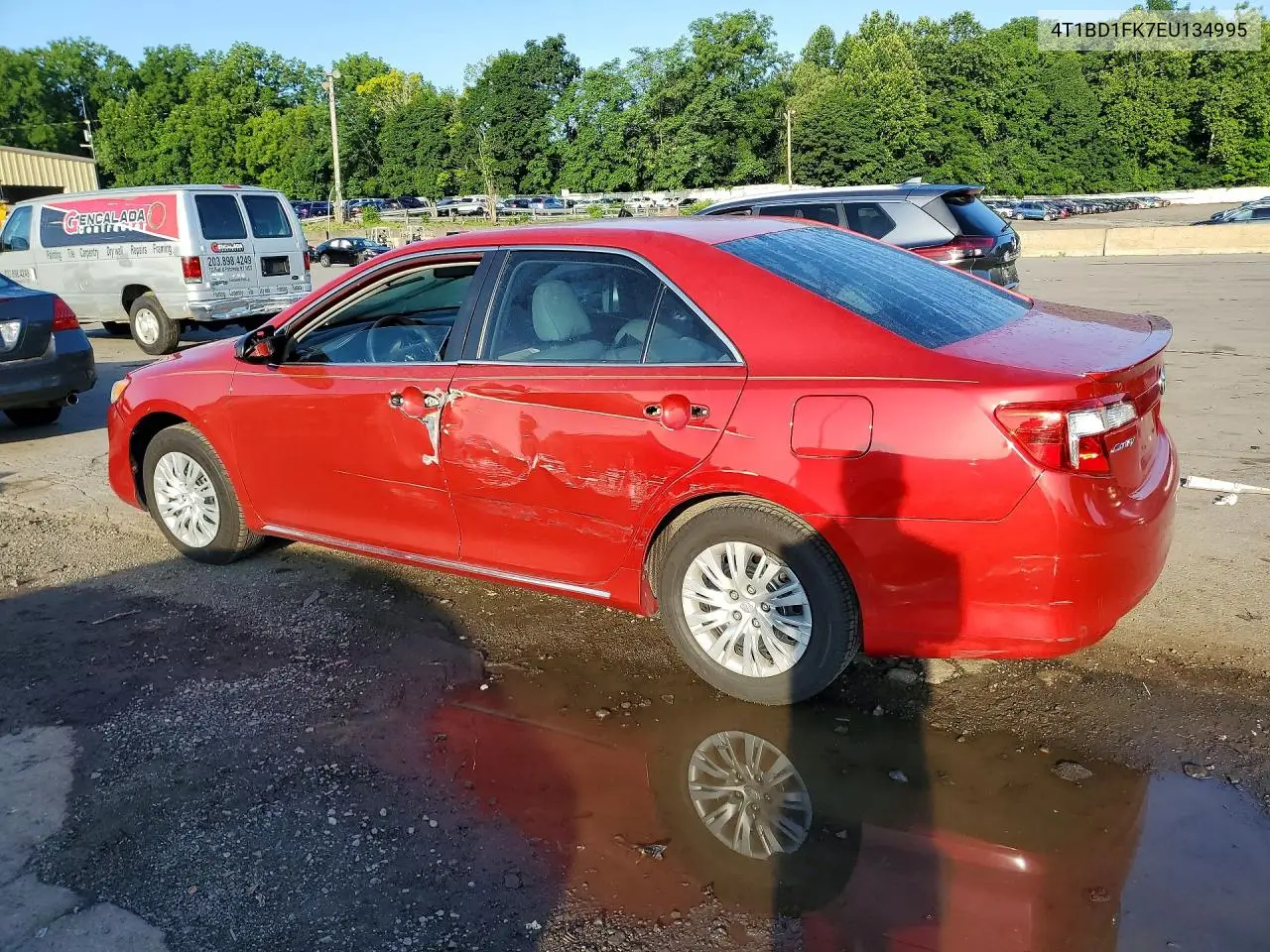 2014 Toyota Camry Hybrid Le VIN: 4T1BD1FK7EU134995 Lot: 61012676