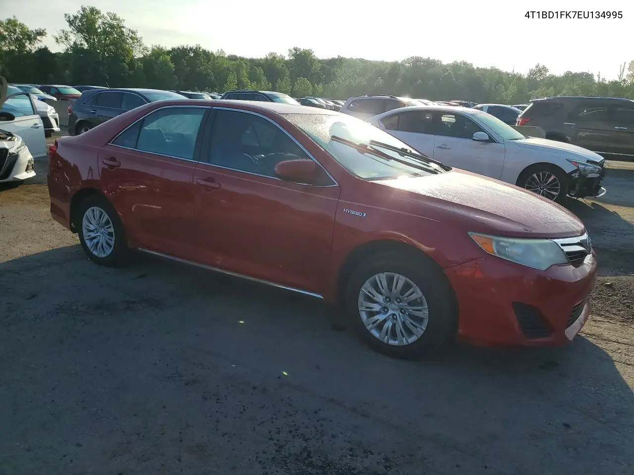 2014 Toyota Camry Hybrid Le VIN: 4T1BD1FK7EU134995 Lot: 61012676