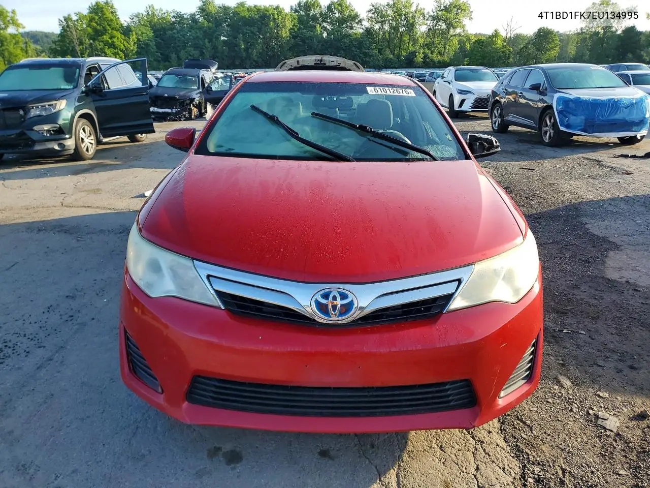 2014 Toyota Camry Hybrid Le VIN: 4T1BD1FK7EU134995 Lot: 61012676