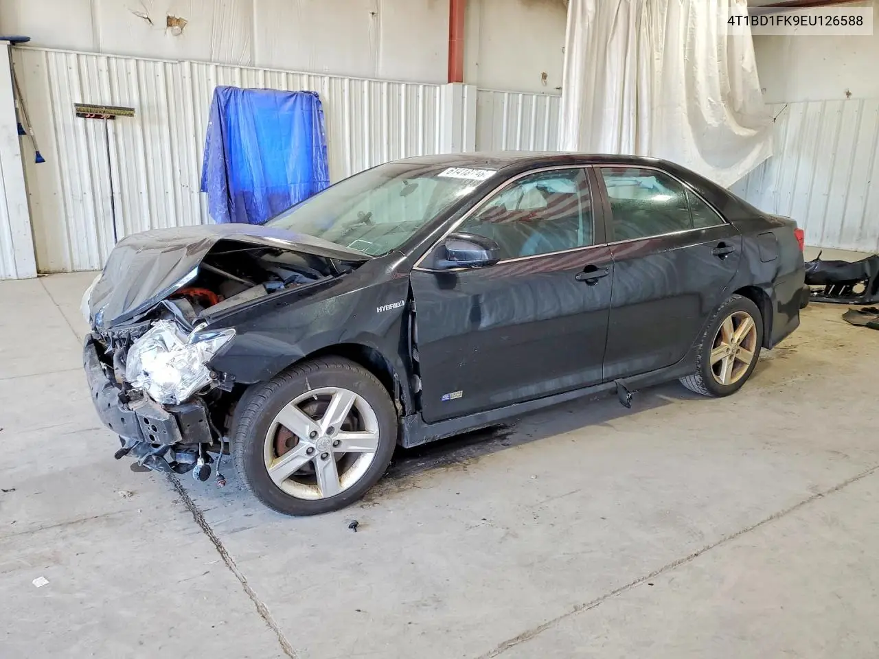 2014 Toyota Camry Hybrid Se VIN: 4T1BD1FK9EU126588 Lot: 61418746