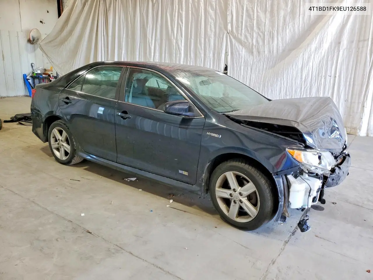 2014 Toyota Camry Hybrid Se VIN: 4T1BD1FK9EU126588 Lot: 61418746