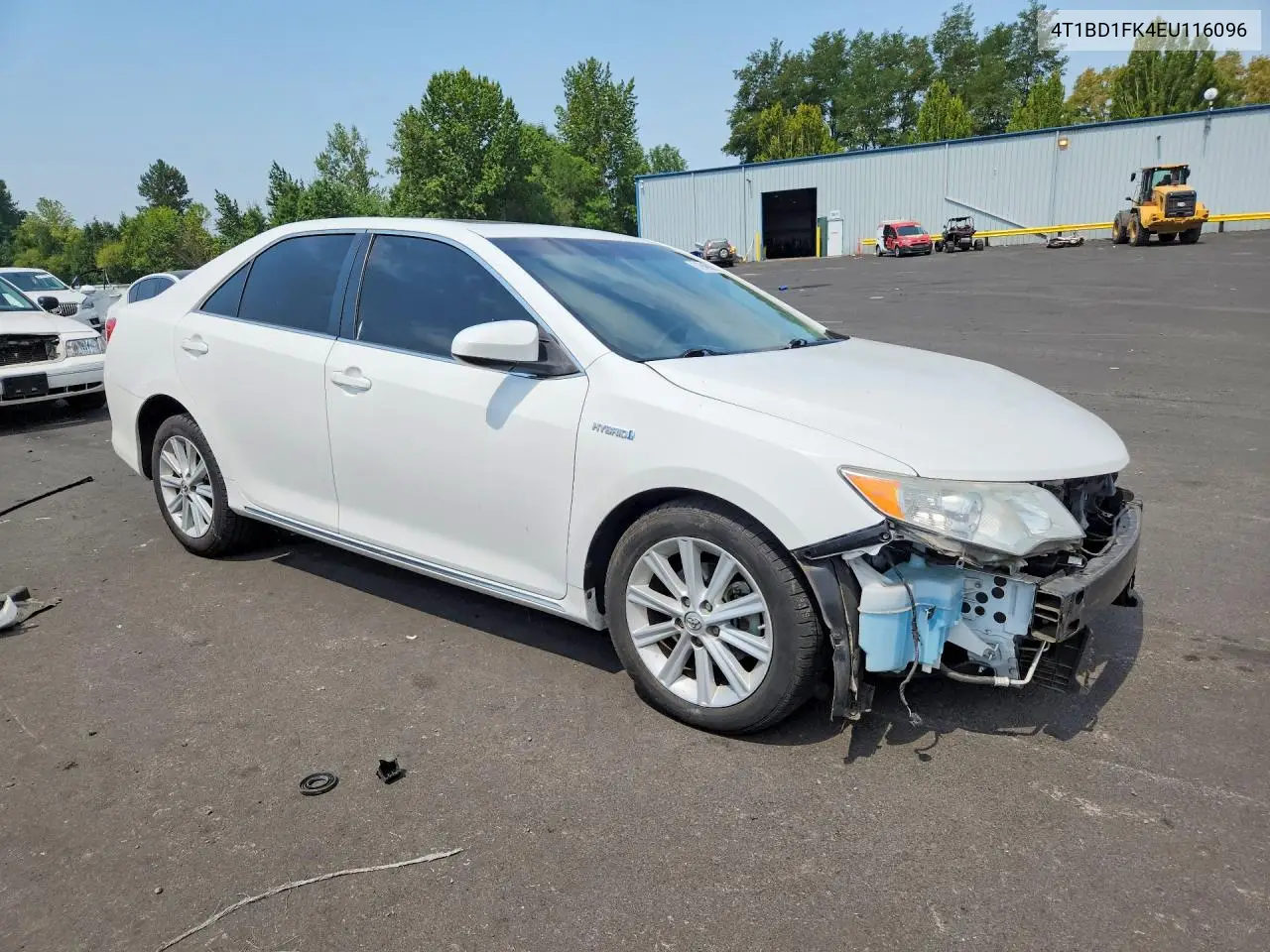 2014 Toyota Camry Hybrid Xle VIN: 4T1BD1FK4EU116096 Lot: 61946926