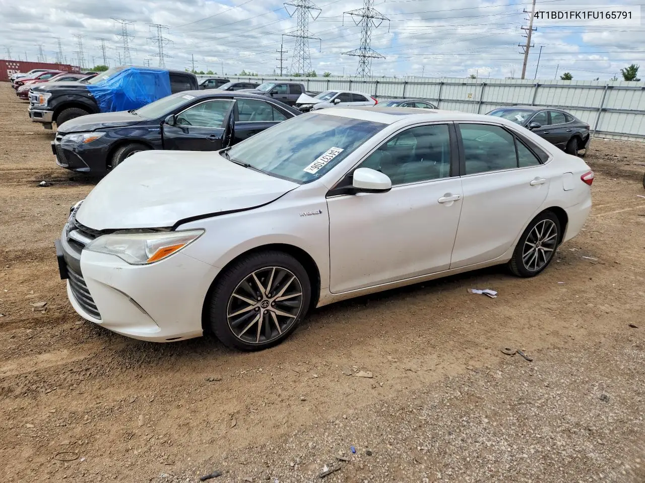 2015 Toyota Camry Hybrid Xle VIN: 4T1BD1FK1FU165791 Lot: 54137106