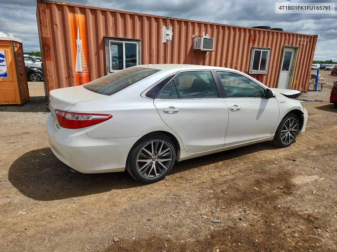 2015 Toyota Camry Hybrid Xle VIN: 4T1BD1FK1FU165791 Lot: 54137106